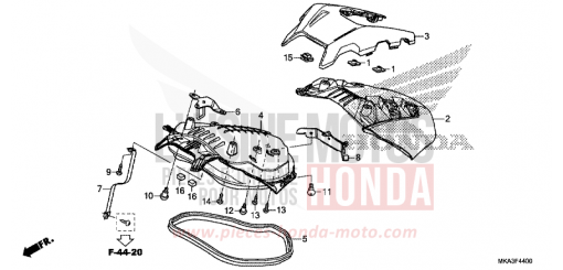 LUGGAGE LID NC750XDG de 2016